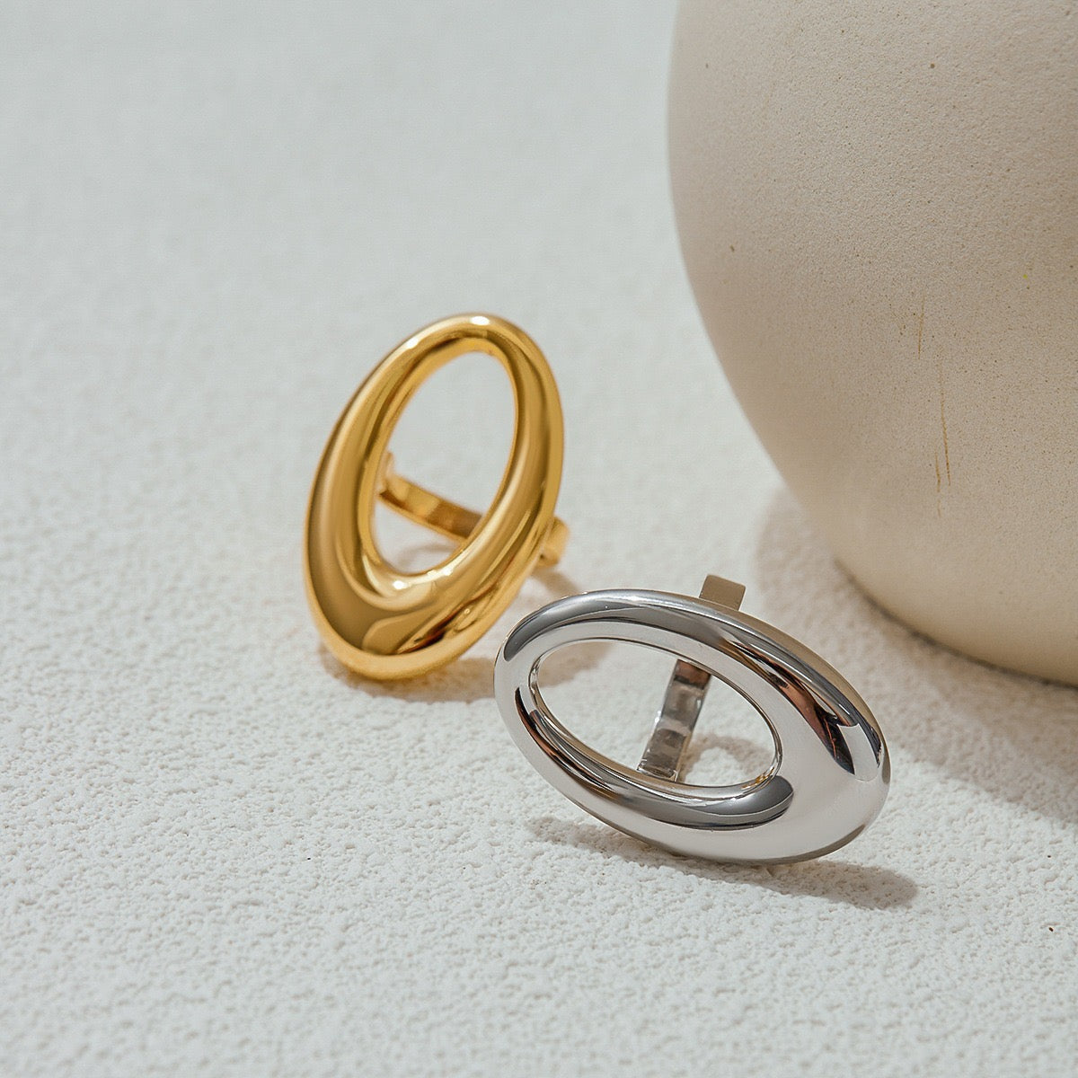 Big oval rings
