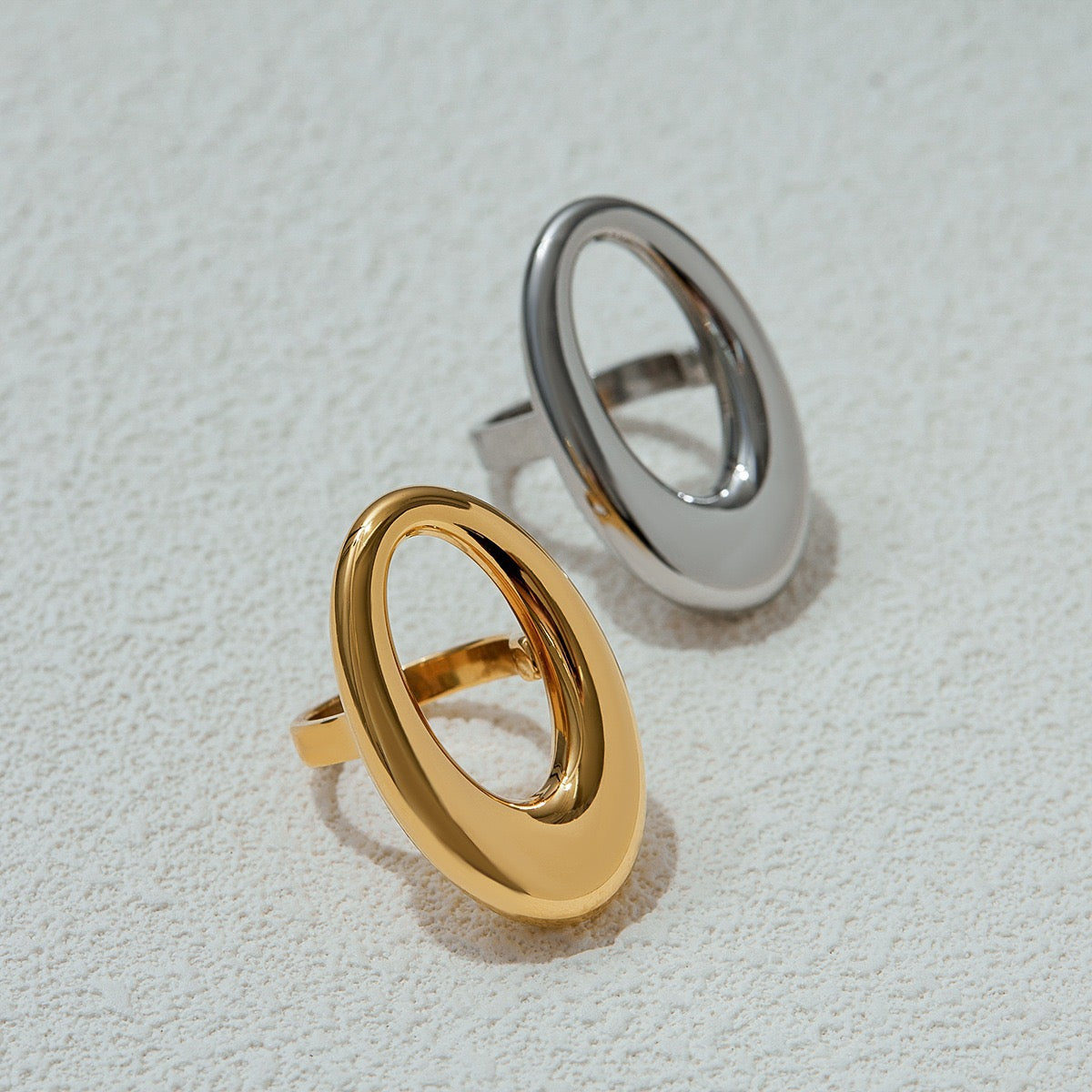 Big oval rings