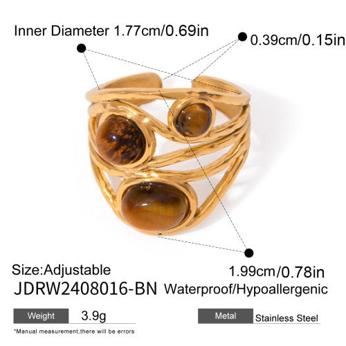 Tiger eye collection