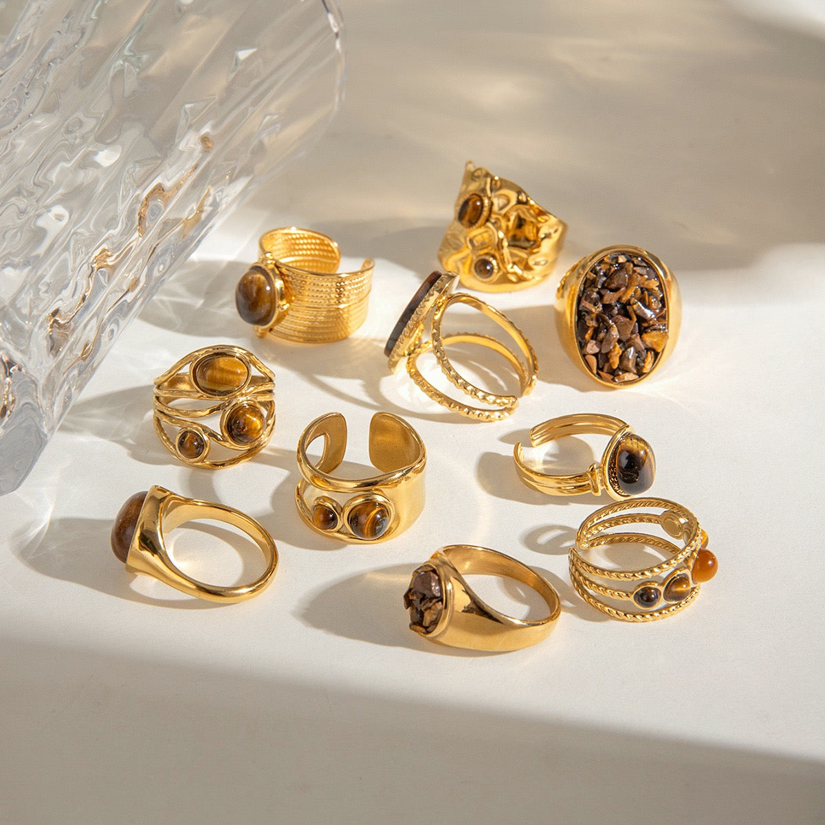 Tiger eye collection