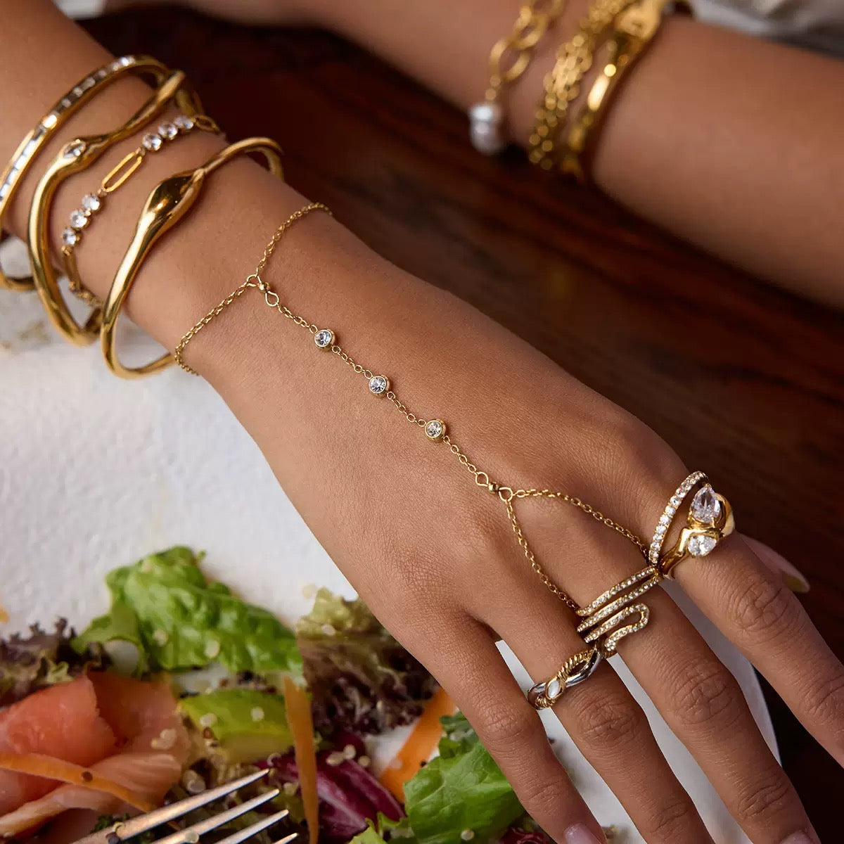 Twist snake ring