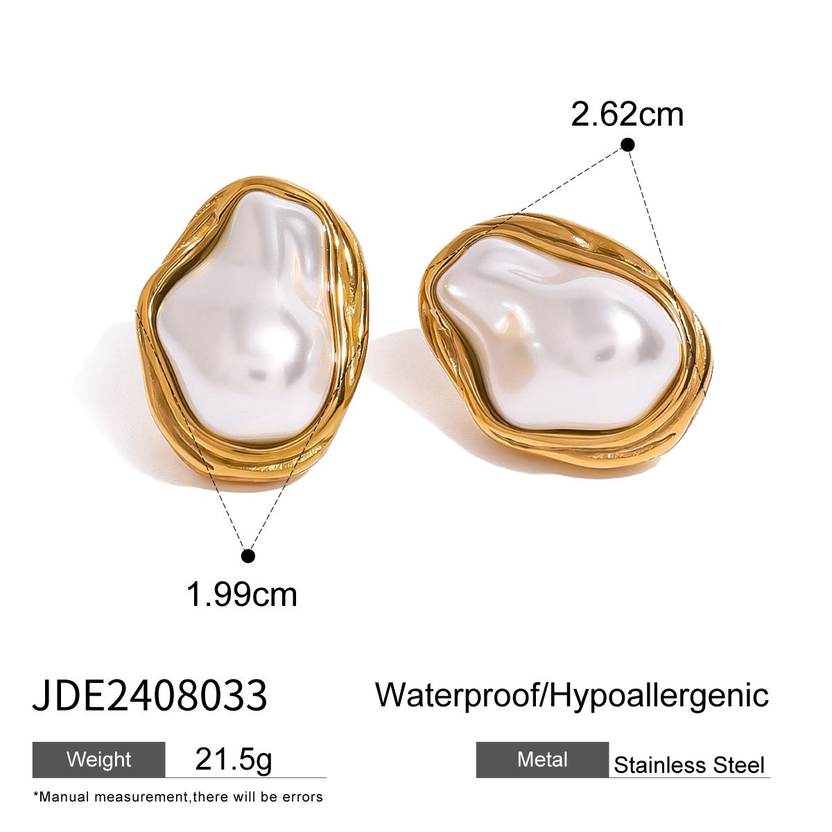 Baroque pearly set