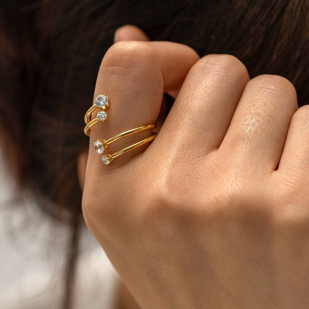 Delliah Shooting star rings