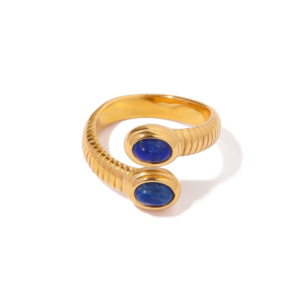 Denvor Stone snake rings