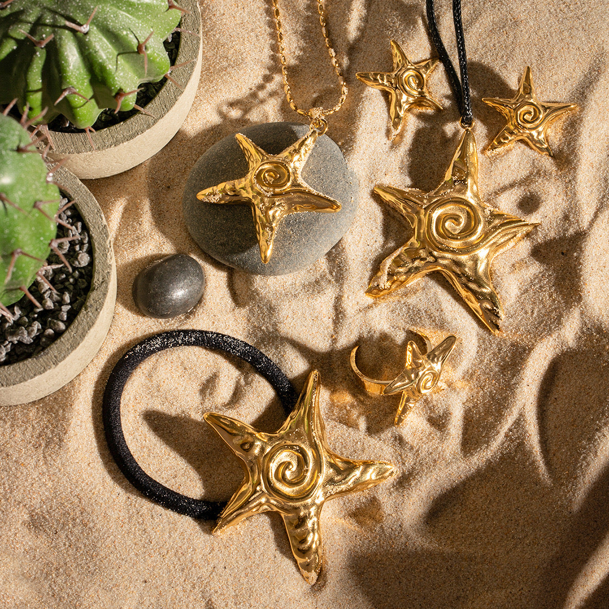 Sea star collection