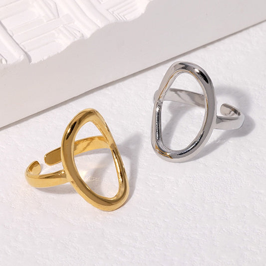 Open oval rings