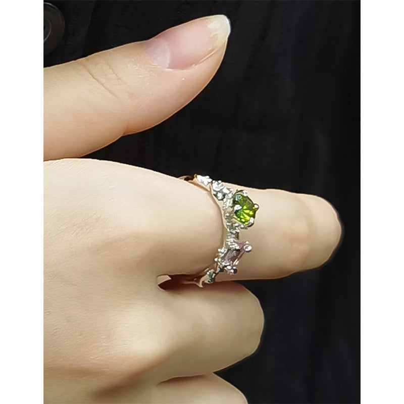 Olive rose ring