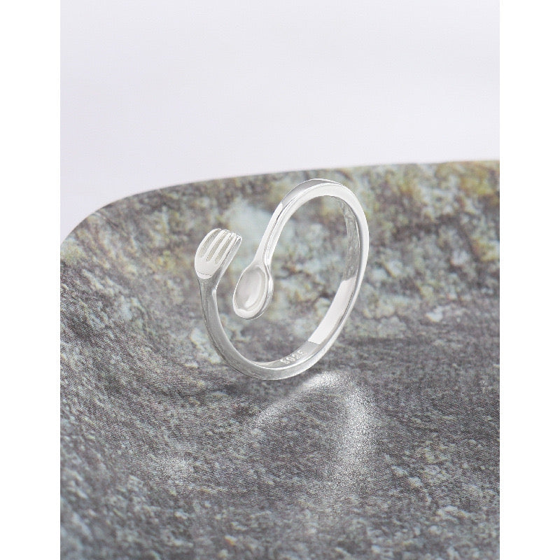 Spoon me silver ring