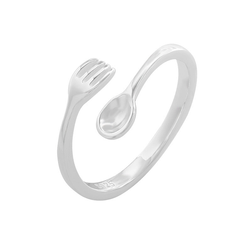 Spoon me silver ring