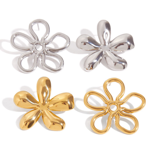 Matchy flower earrings