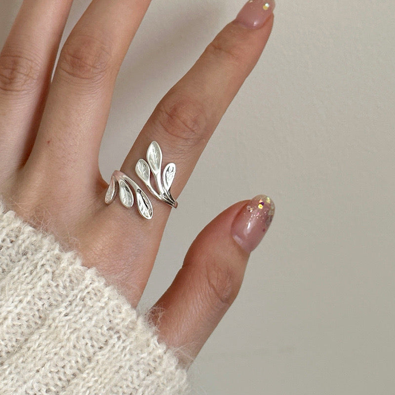 Leaf Silver ring