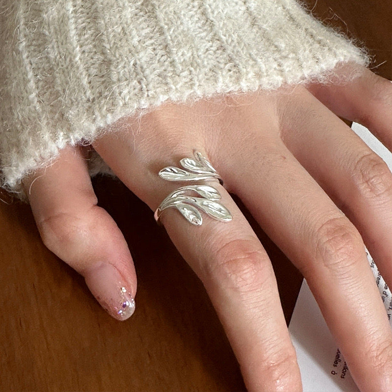 Leaf Silver ring