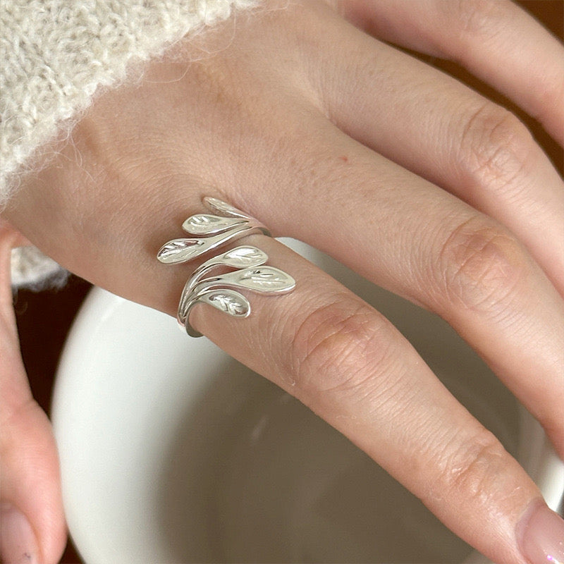 Leaf Silver ring