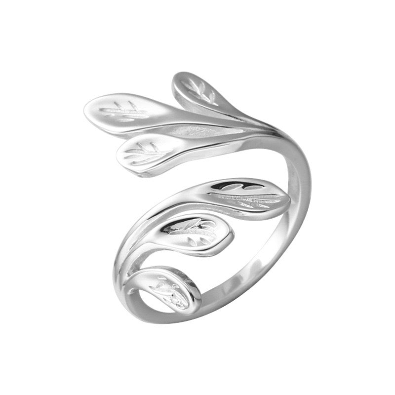 Leaf Silver ring