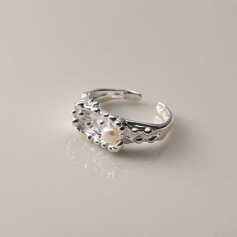 Pearl Silver ring