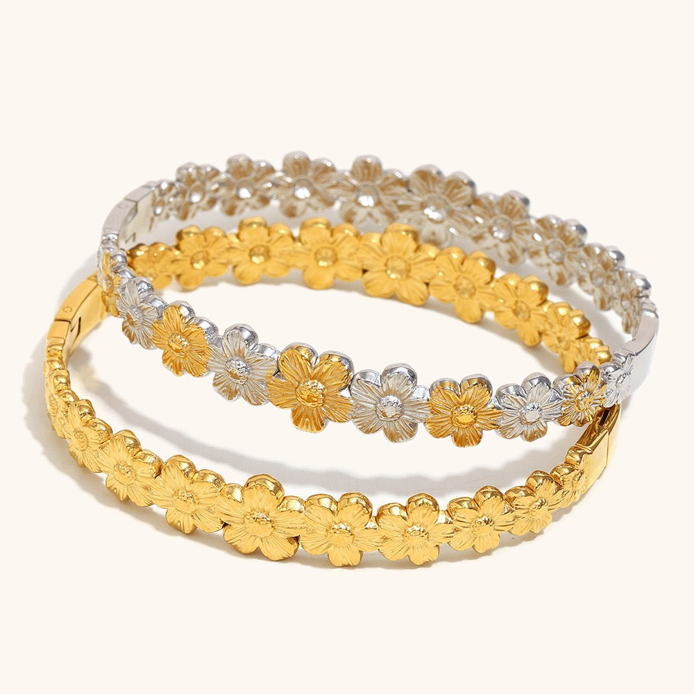 Daisy flower  bangle