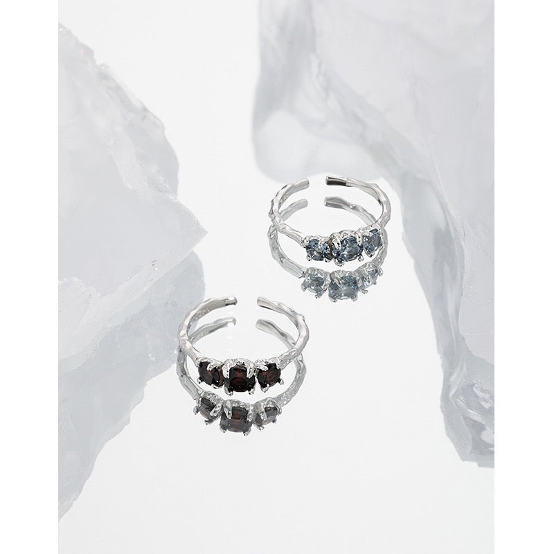 Griffin silver ring