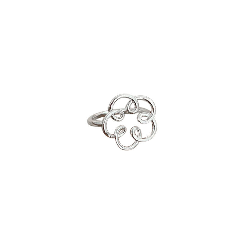 Twisted rose ring