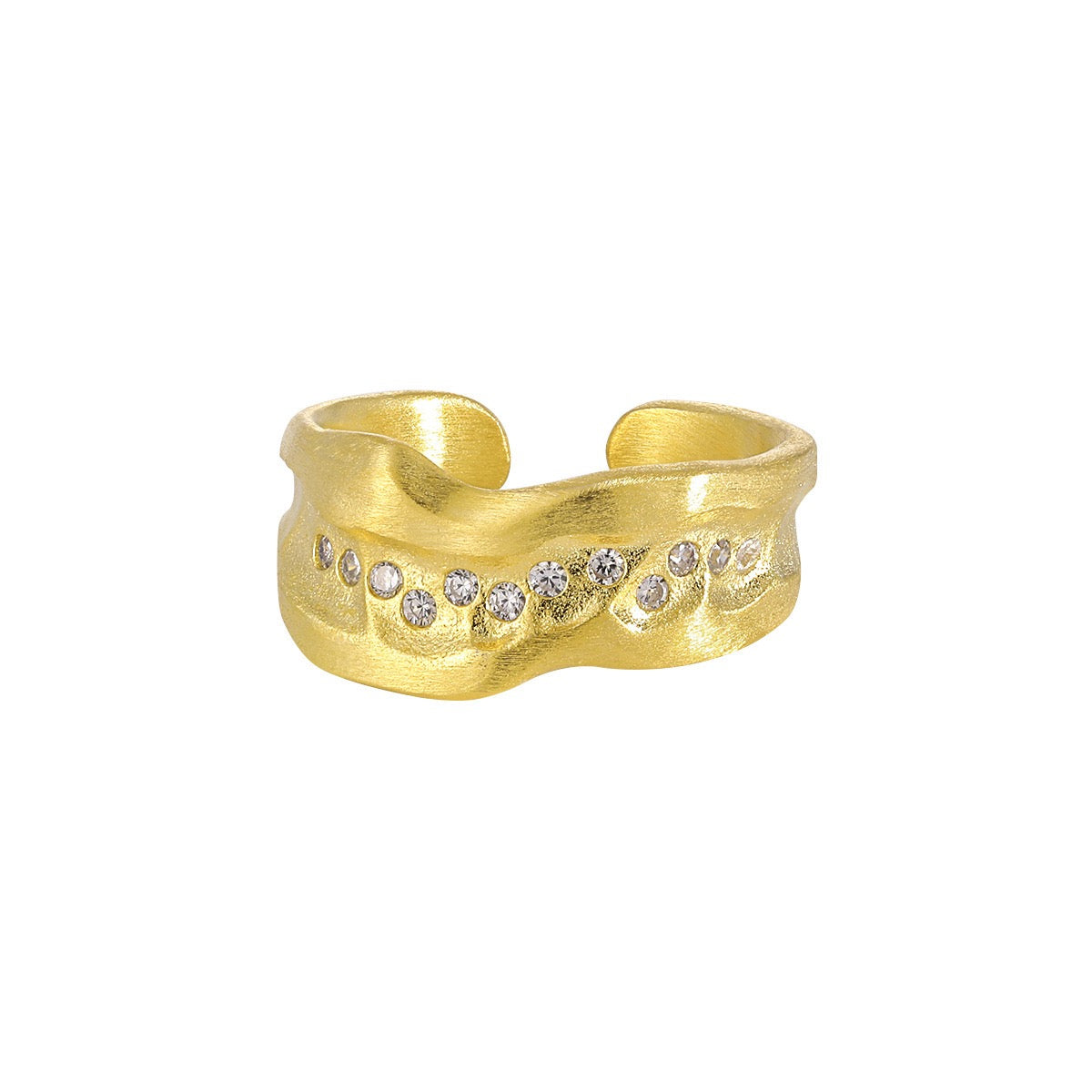 Ribbon band rings
