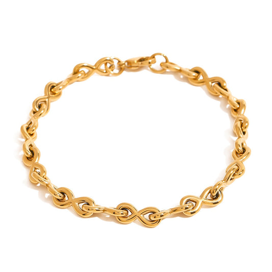 Warner Infinity chain bracelets