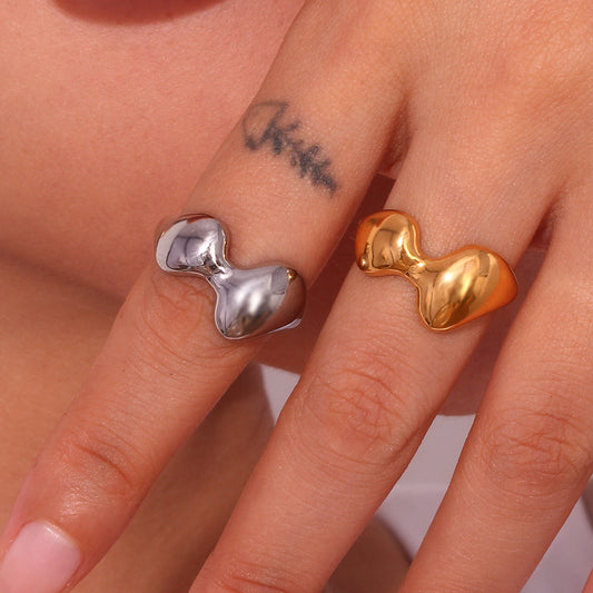 Daisy Big wave ring