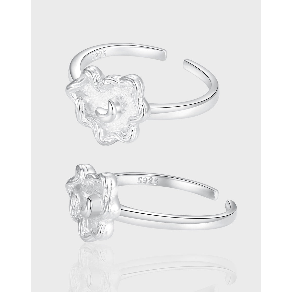 Lace heart ring