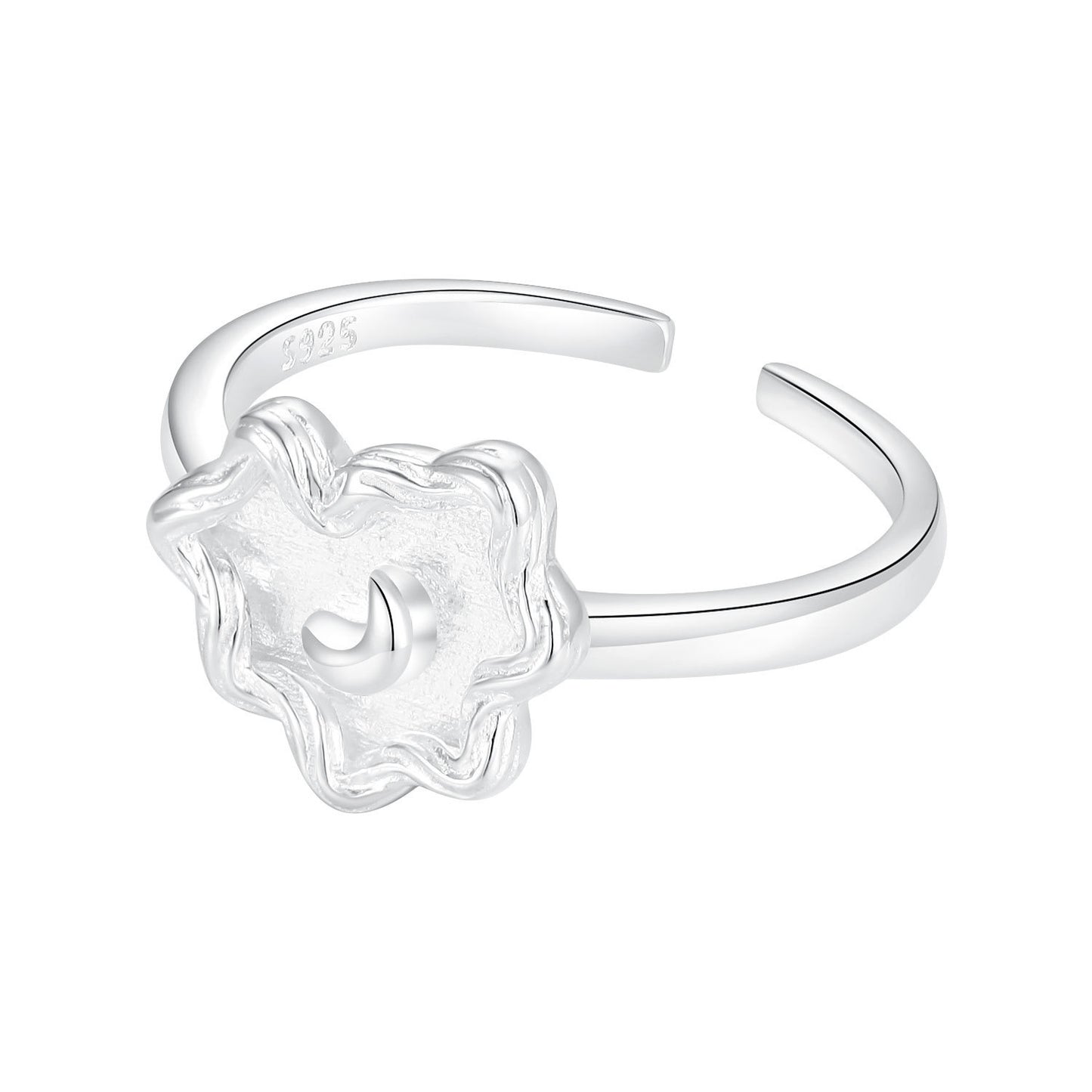Lace heart ring
