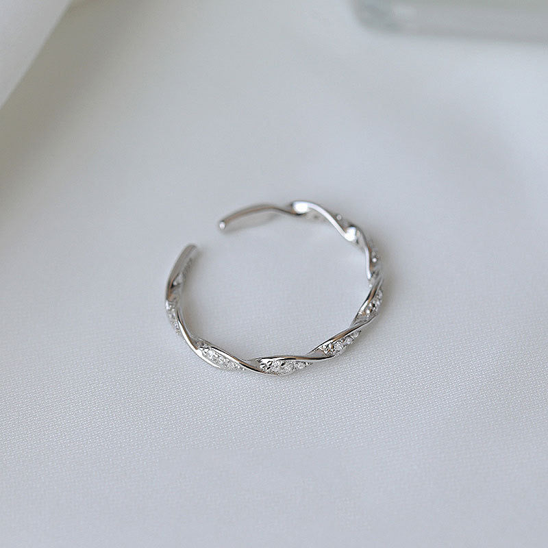 Twinkle little silver ring