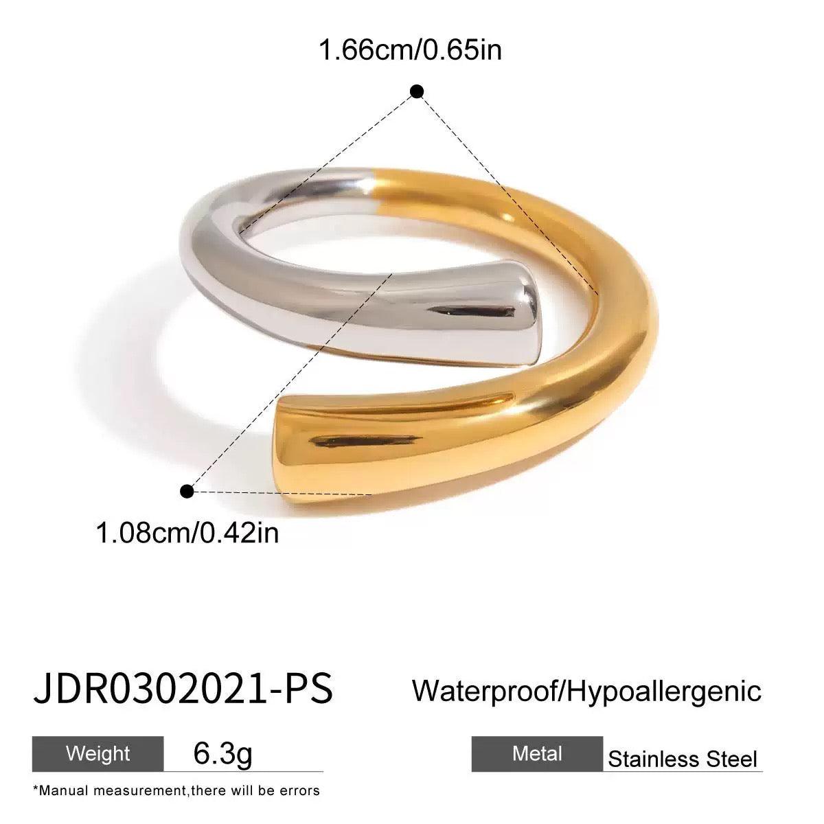 Two tone rings collection