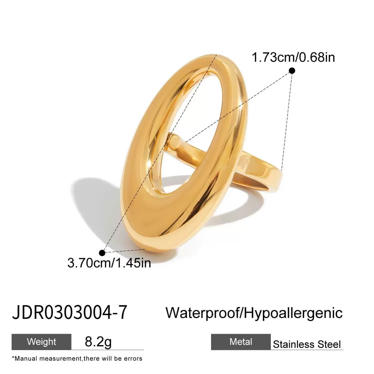 Big oval rings