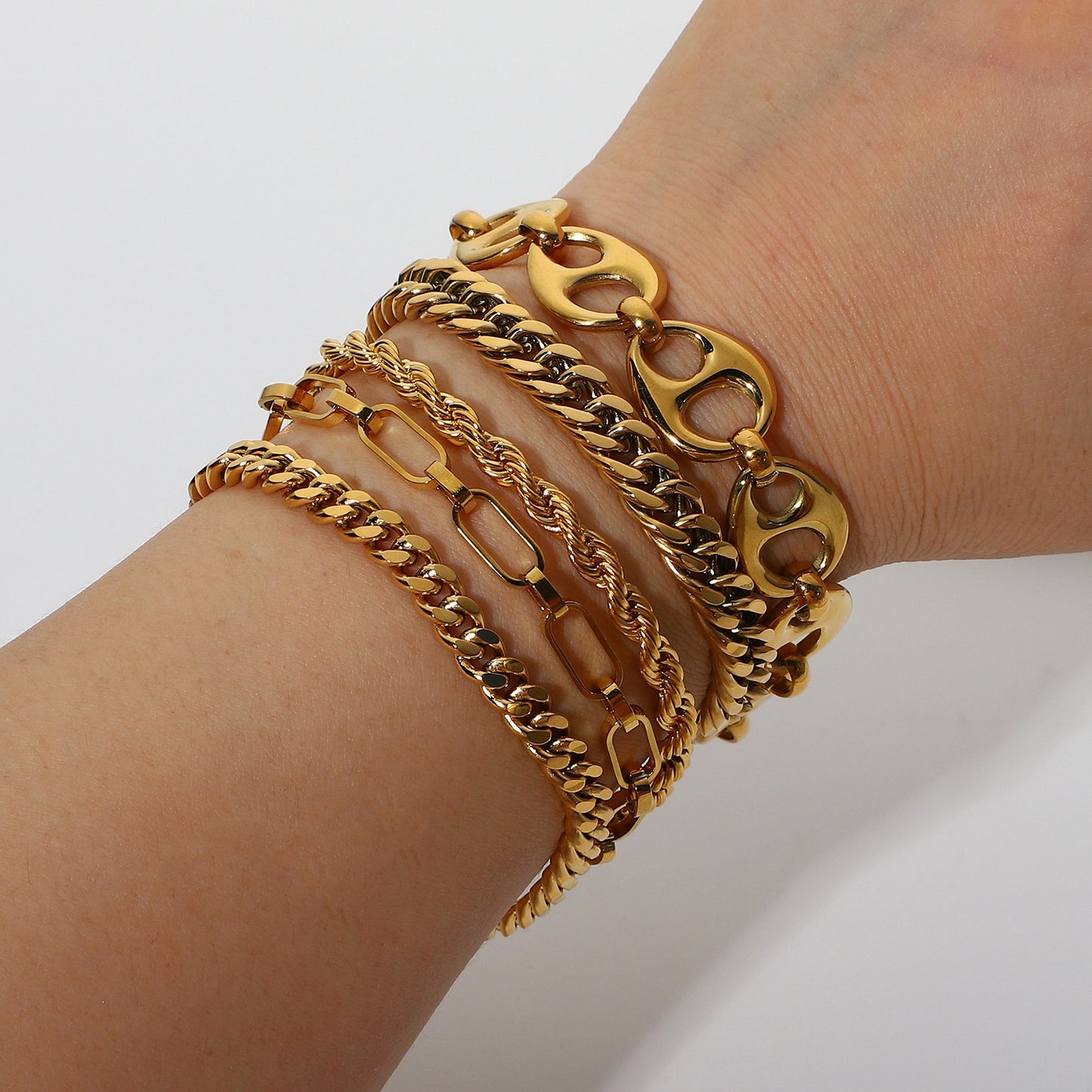 Gold plated bracelet