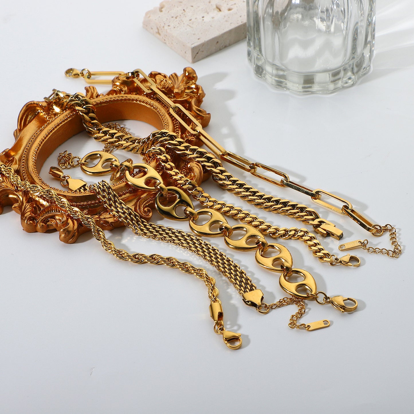 Gold plated bracelet