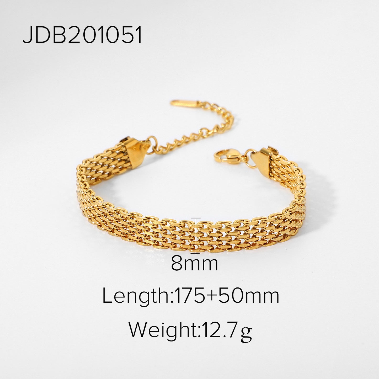 Gold plated bracelet