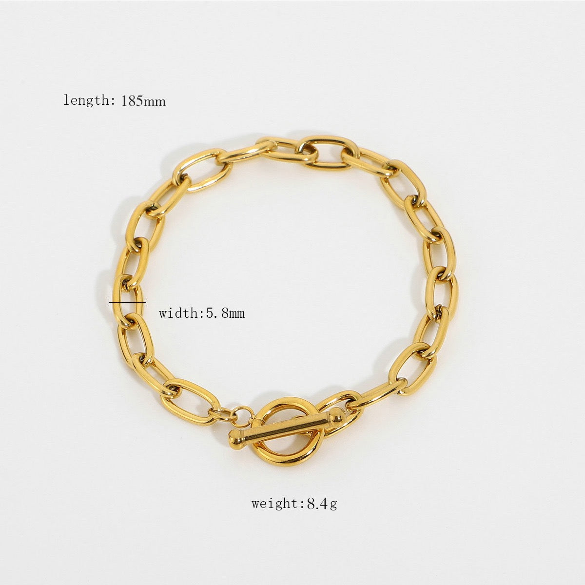 Gold plated bracelet