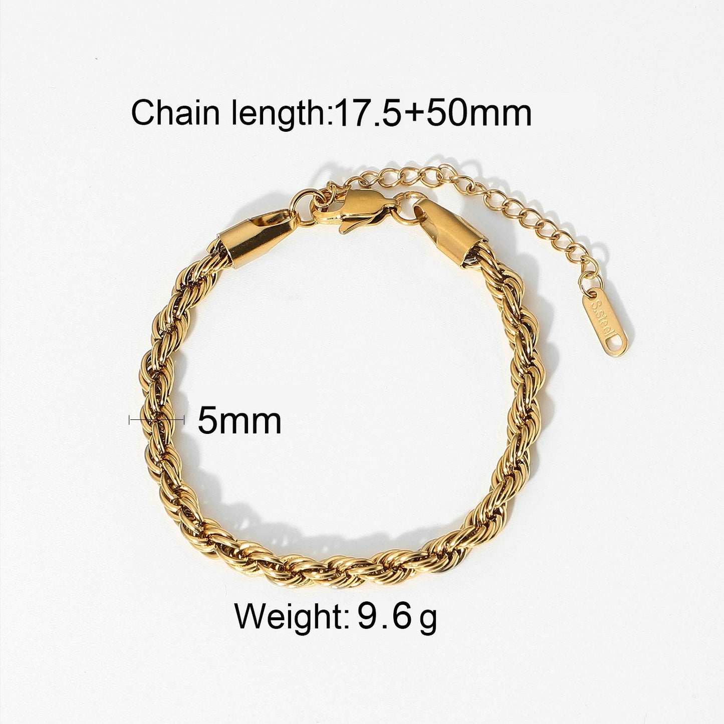 Gold plated bracelet