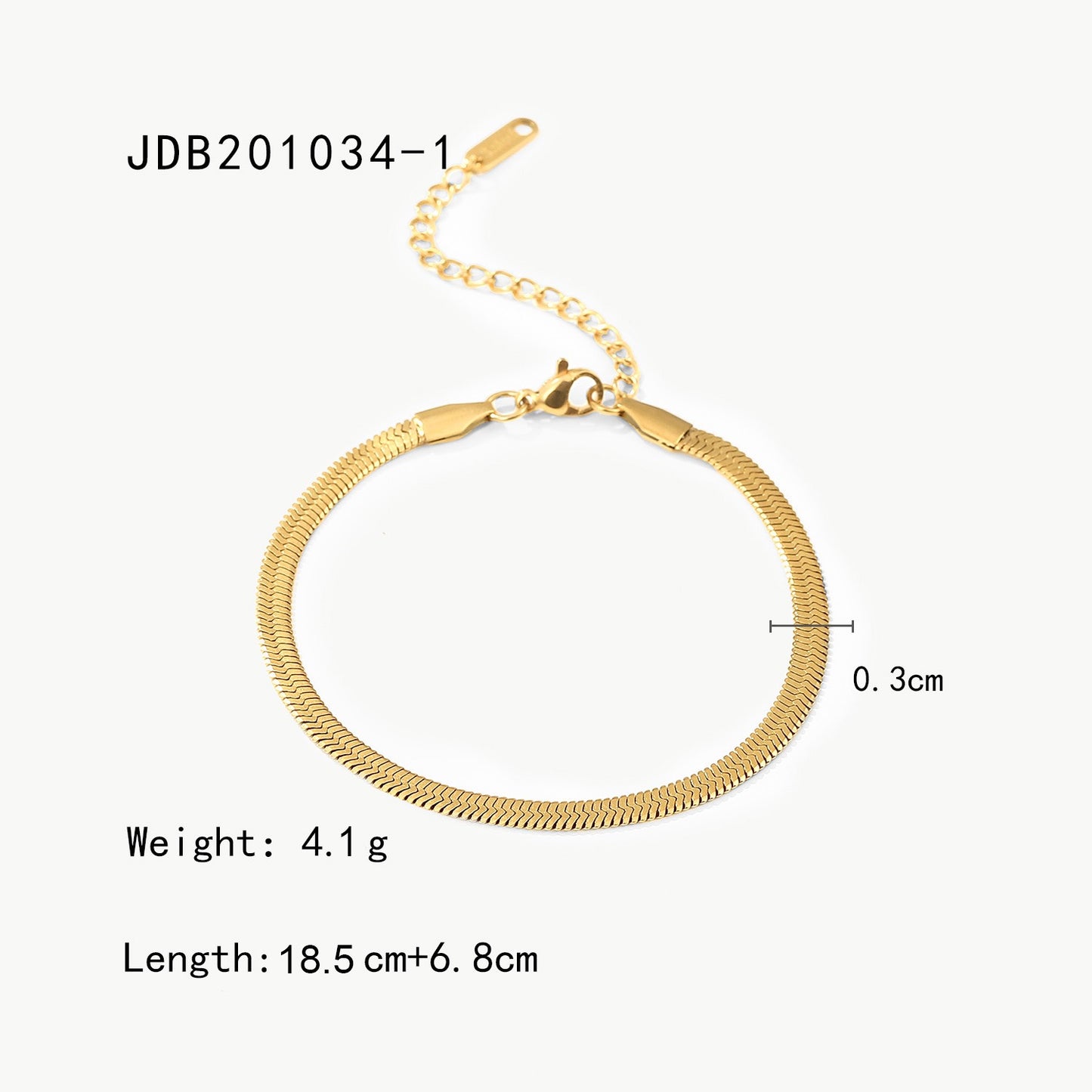 Gold plated bracelet