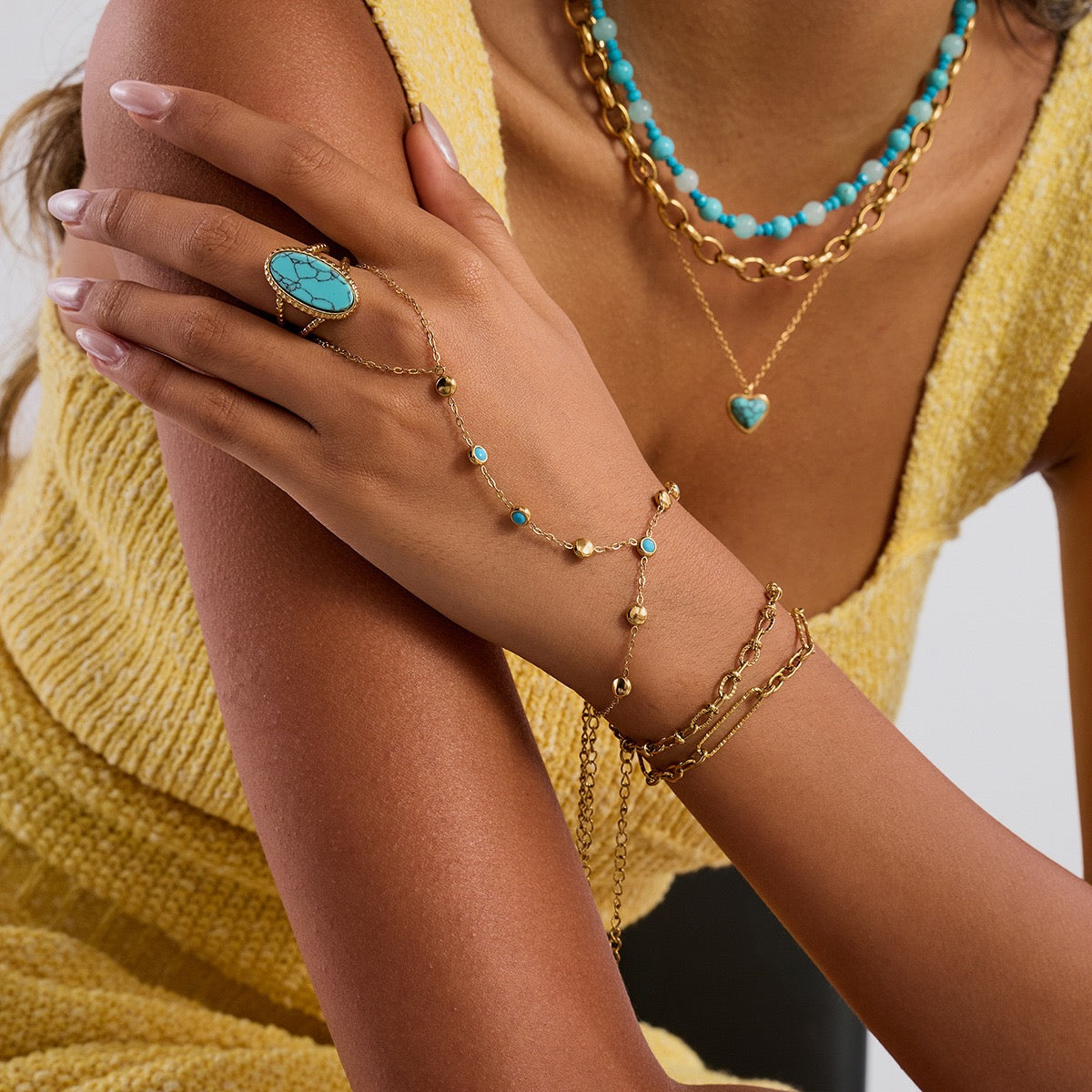 Oval stone rings