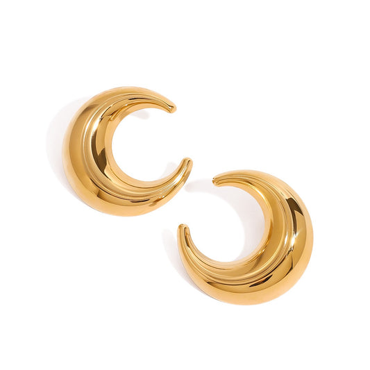 Big moons earrings