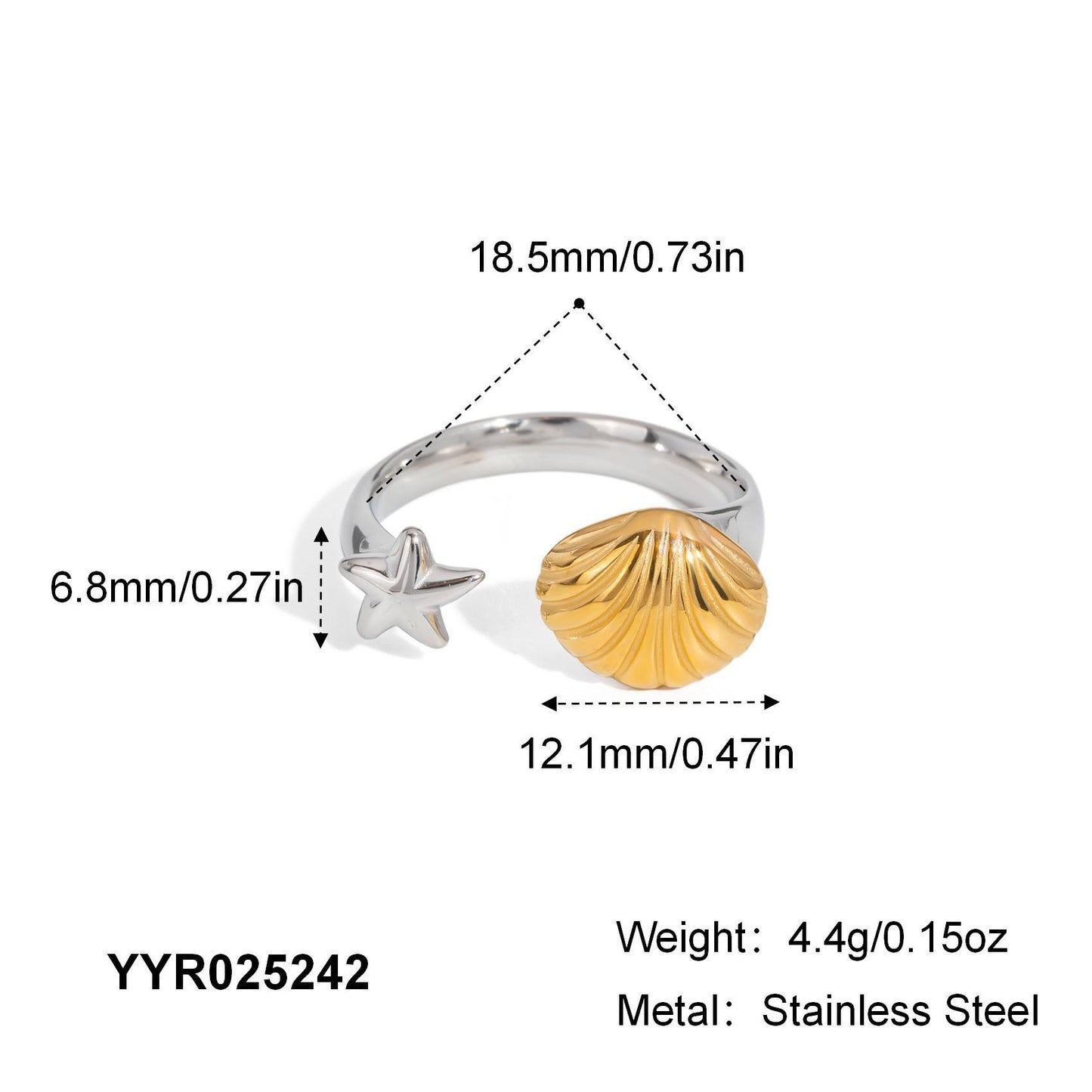 Two tones mix rings
