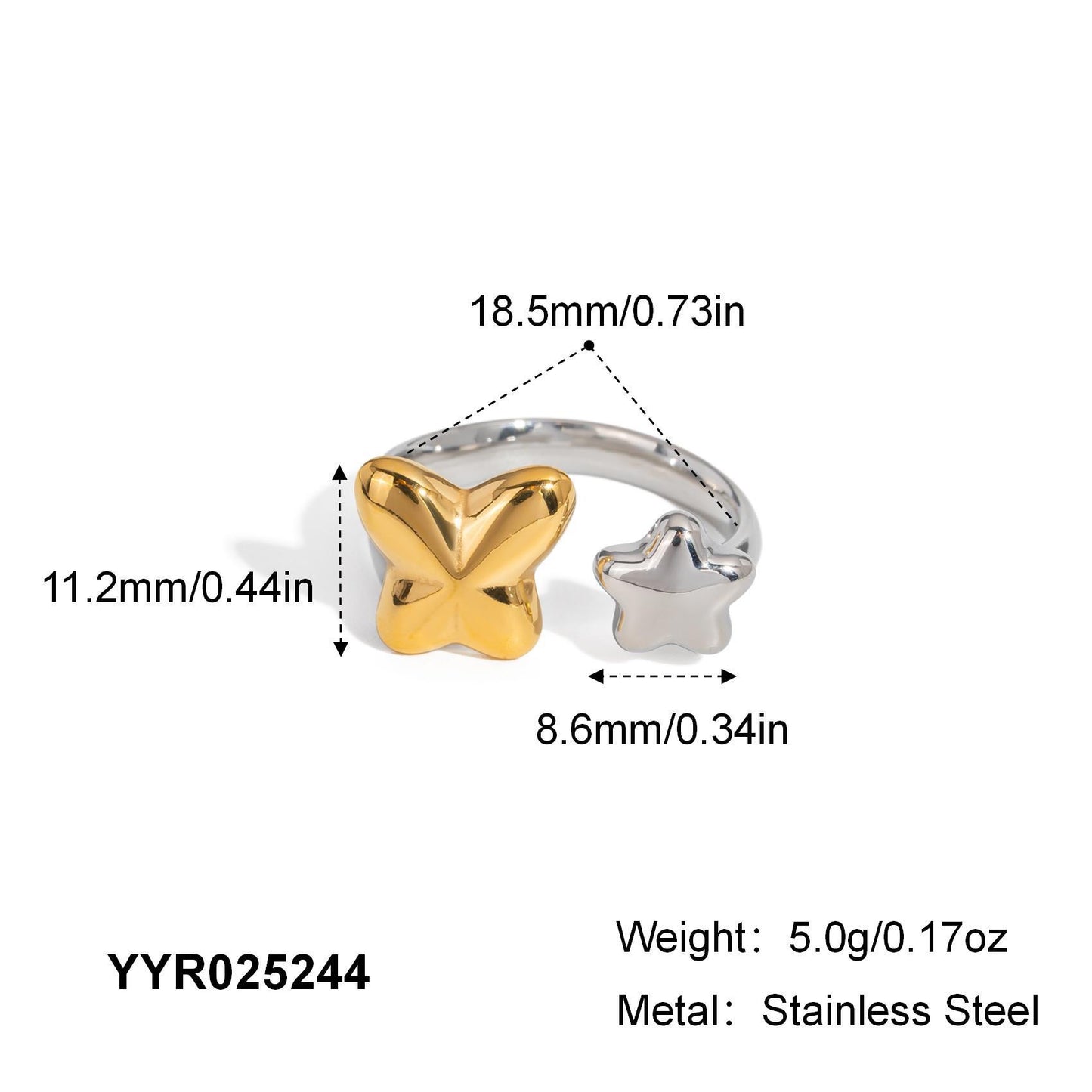 Two tones mix rings