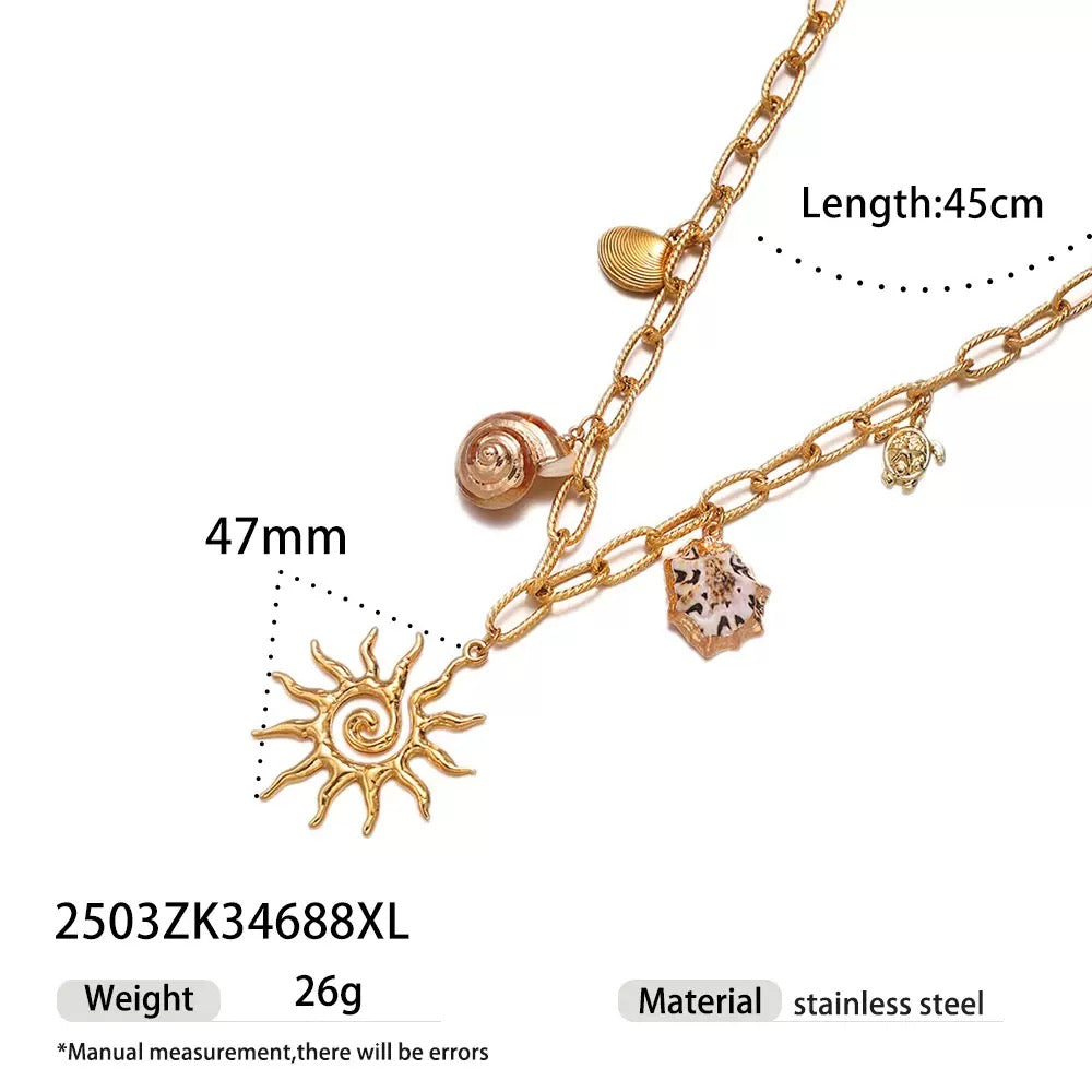 Summer Bondi charm necklaces