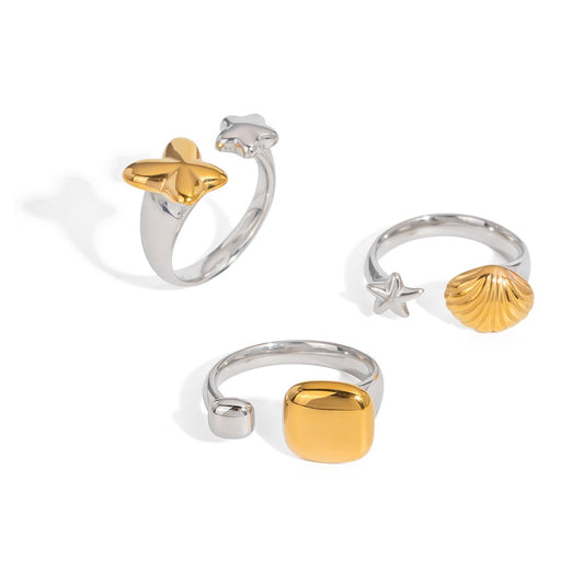 Two tones mix rings