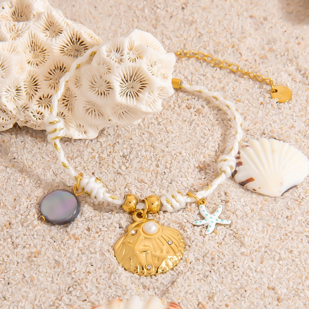 Braid charm bracelets