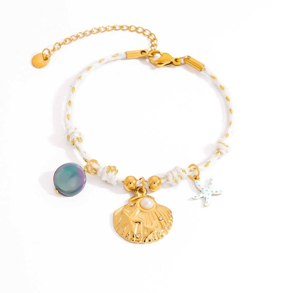 Braid charm bracelets