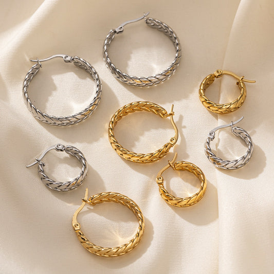 Classic braid hoops