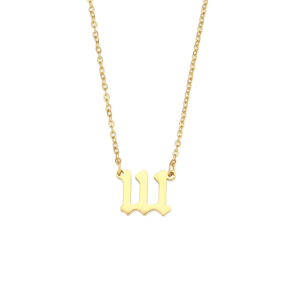 Angel's number necklace