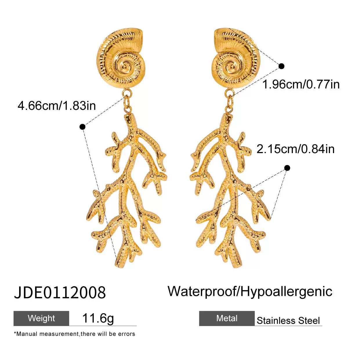 Coral charm set