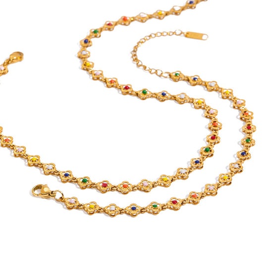 Rainbow drip set