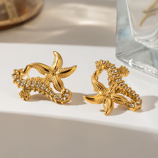 Seahorse earrings