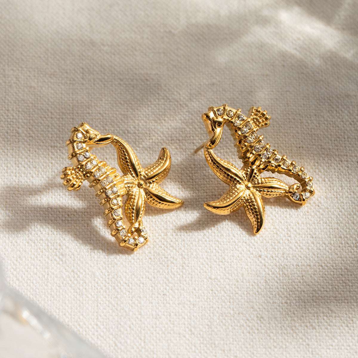 Seahorse earrings